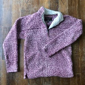 TRUE GRIT women’s Sherpa quarter zip jacket